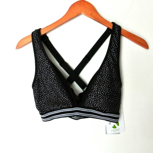 next Chakra Wide Band Sport Bra Swimsuit Bikini To - Picture 5 of 8